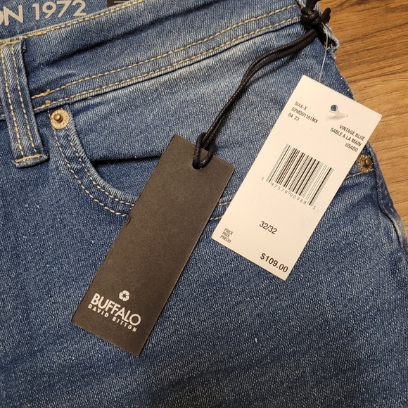 NWT! Buffalo David Bitton x Righteous Culture Six-X Slim Straight Stretch Jeans - Picture 10 of 11